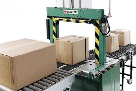 تسمهکش اتوماتیک برای بستن پالت