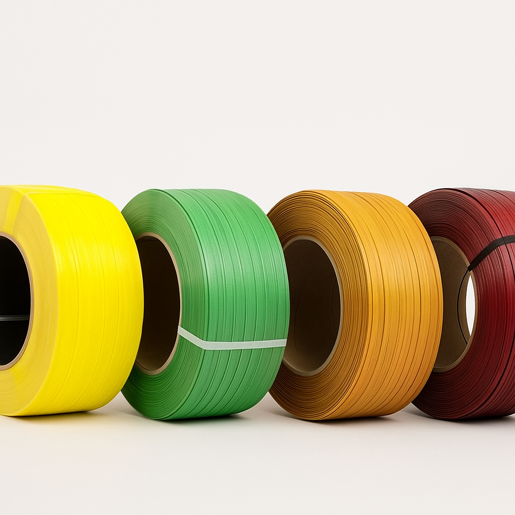 خرید تسمه پلاستیکی ۱۲ میلیمتر برای دستگاه اتوماتیک تسمه پلاستیکی عرض ۱۲ میلیمتر برای دستگاههای نیمهاتومات و تماماتومات بستهبندی